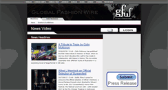 Desktop Screenshot of globalfashionwire.com